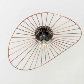 Brilagi - Lustră LED aplicată CERIA WIRE, 1xE27/40W/230V, 40x56 cm, bronz