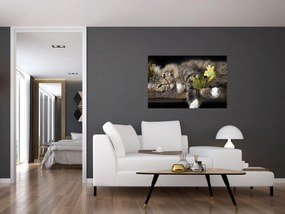 Tablou - Pisica mincinoasă (90x60 cm)