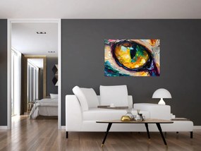 Tablou - Ochi de pisică Pictură (90x60 cm)