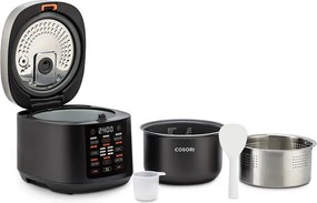 Slowcooker Cosori CRC-R501-KEU, 970 W, 5 l, 17 programe, Timer, Pornire programata, Negru