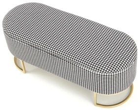 Scaun Harmon, negru/alb