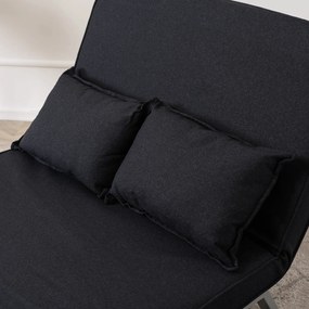 JAKS Fotoliu extensibil Bart 2 negru