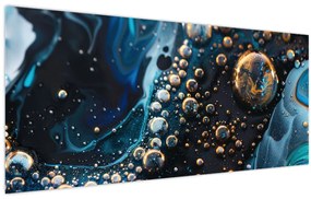 Tablou - Picături de cerneală (120x50 cm)