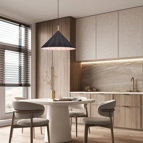 Lustra suspendata din material ecologic Linavo D-52cm
