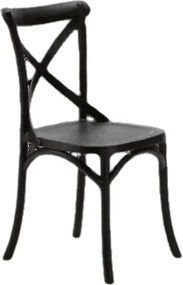 Set 4 scaune BALLINT-POLIPROPILENA- HORECA - NEGRU
