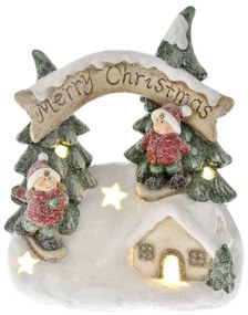 Decoratiune cu LED Merry Christmas 30 cm x 35 cm