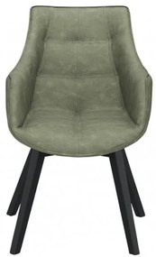 Scaun Reno Cu Brat Vintage Olive, 62 Cm