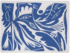 Pătură albastră 165x200 cm Lino – noo.ma