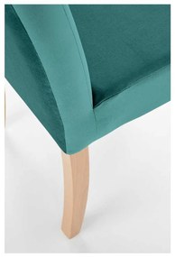 Scaun de bucătărie Clarion II, verde / stejar miere