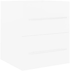 Dulap pentru chiuveta, alb, 41x38,5x48 cm, PAL Alb, fara oglinda, 1