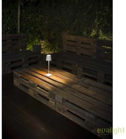Lampa LED portabila iluminat exterior stil clasic TOC alba 70775