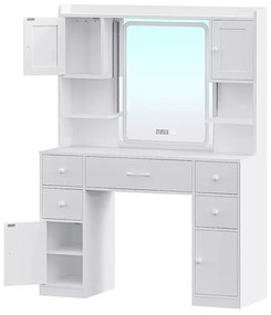 Masa de toaleta California, alba