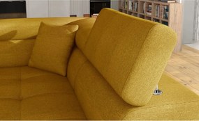 Colțar galben extensibil/cu spațiu de depozitare (cu colț pe partea dreaptă/în formă de ”L”) Anton – ELTAP