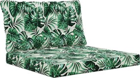 vidaXL Perna pentru canapea de exterior 2 pcs Model cu frunze