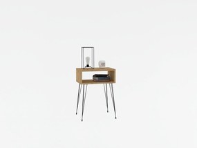 Noptieră Kedapi 1 (stejar + negru). 1094358
