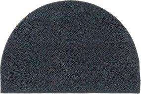 vidaXL Covoraș de ușă semirotund, Gri închis, 40x60 cm, fibre de cocos