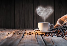 Fototapet - Timp pentru cafea (147x102 cm)