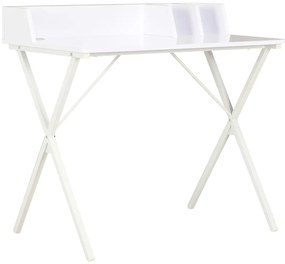 vidaXL Birou, alb, 80 x 50 x 84 cm
