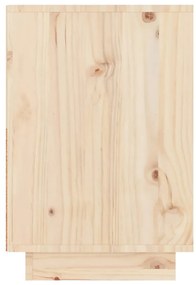 Noptiere, 2 buc, 60x34x51 cm, lemn masiv de pin 2, Maro