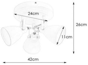 Spot pentru baie Markslöjd 108081 FJÄLLBACKA 3xG9/20W/230V IP44 negru