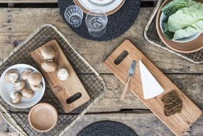 IB Laursen Napron rotund din iuta negru