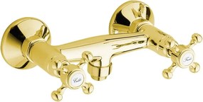 Baterie aurie pentru duș cu montare pe perete (1 ieșire) Antea – Sapho