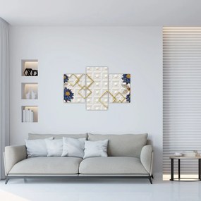 Tablou - Flori de diamant (90x60 cm)