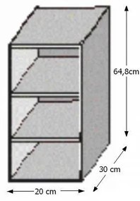 Zondo Dulap superior de bucătărie GO-20 Igo. 1014660