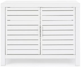 Dulap de exterior, cu doua usi, alb, Atlantic, Bizzotto