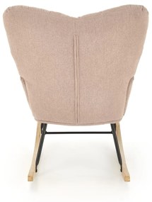 Fotoliu tip balansoar Vasco bej H94 cm