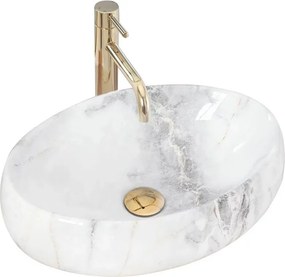 Lavoar pe blat Rea Linda Granit 48 cm