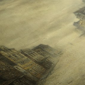 Tablou - Oraș colorat, abstracție (90x60 cm)