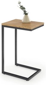 Masă de cafea AURIA, stejar/negru