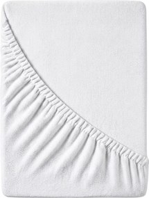 Cearsaf Frotir cu elastic EXCLUSIVE 140x200 cm alb