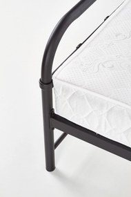 Pat de o persoană 120 cm Lashell 120 (fără saltea) (negru). 1039456
