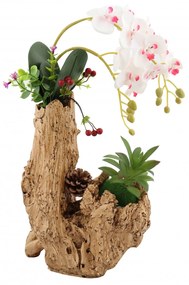 Aranjament flori artificiale, H 44 cm
