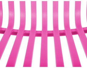 Scaun de dining roz din plastic Glee – Leitmotiv