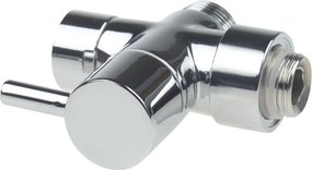 Comutator de dus cu 2 functii pentru coloane de dus Deante crom lucios