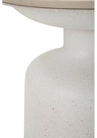 Măsuță auxiliară rotundă cu blat ceramic ø 40 cm Fush – Mauro Ferretti