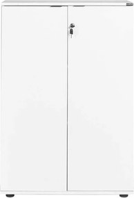 Bibliotecă Adore Rio cu 2 Uși, Cheie și 3 Rafturi, 72 x 109 x 34 cm