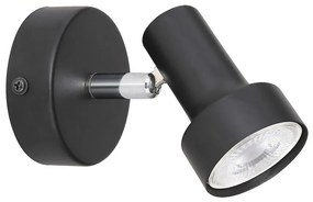 Aplica de perete design industrial metalica KONRAD negru 5322 RX