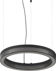 Lustra LED suspendata design circular CROWN SP D40 NERO