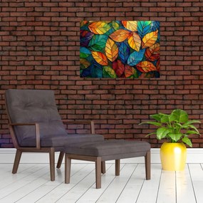 Tablou - Mozaic din frunze (70x50 cm)