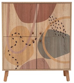 Mobilier pentru hol Maluxe 0900 (Stejar sonoma + Piatră). 1089069