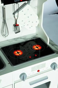 Bucătărie din lemn pentru copii cu efecte luminoase și sonore + accesorii