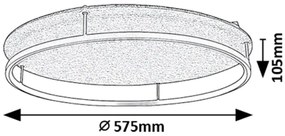 Lustra LED aplicata stil circular Farenzo