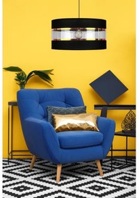 Lustră pe cablu LIND 1xE27/60W/230V negru