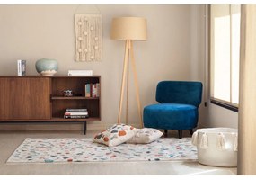 Covor crem lavabil/țesut manual din bumbac 140x200 cm Terrazzo Marble – Lorena Canals