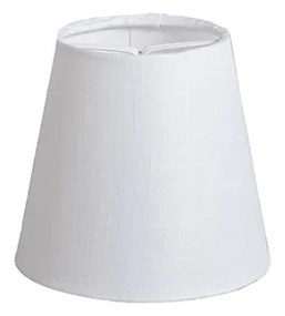 Abajur alb din in cu clip 12 cm rotund