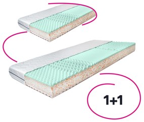 Saltele, set de 2, 18 cm, 90x200 cm, ALBO LUX NEW